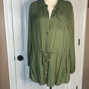 Lucky Brand Utility Shirt Jacket Sz 2X
